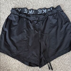 Nike Women's Athletic Black Shorts mediun